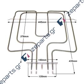 Aντίσταση 2500watt (1600+900watt) άνω μέρους φούρνου κουζίνας WHIRLPOOL 481225928714, 481225998518, 481925998422, 481225998466