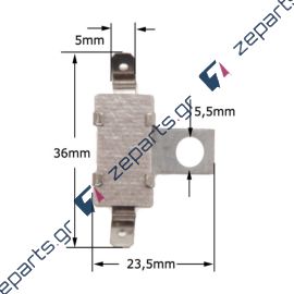 Θερμικό ασφαλείας 308°C NC λέβητα ατμοσυστήματος STIRELLA / DELONGHI / φούρνου κουζίνας ZANUSSI Οriginal 5212810041