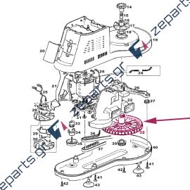 Γρανάζι Ιμάντα μεγάλο BRAUN 3210 Original BR63210655, 63210655