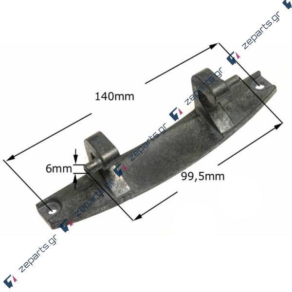 Μεντεσές πόρτας πλυντηρίου ρούχων SIEMENS / BOSCH / PITSOS 00627049, 10013617, 627049