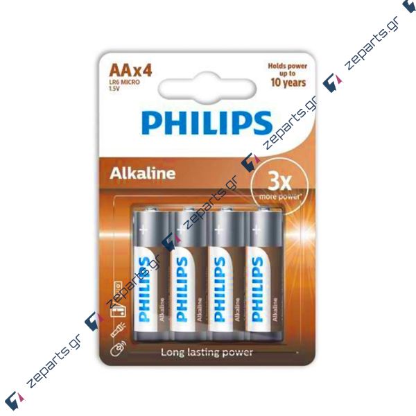 Μπαταρίες αλκαλικές Eco 2A (AA) LR6 PHILIPS