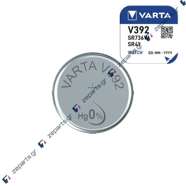 Μπαταρία VARTA V392 / LR41