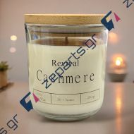 Κερί REVIVAL GLASS & WOODEN 280gr CASHMERE